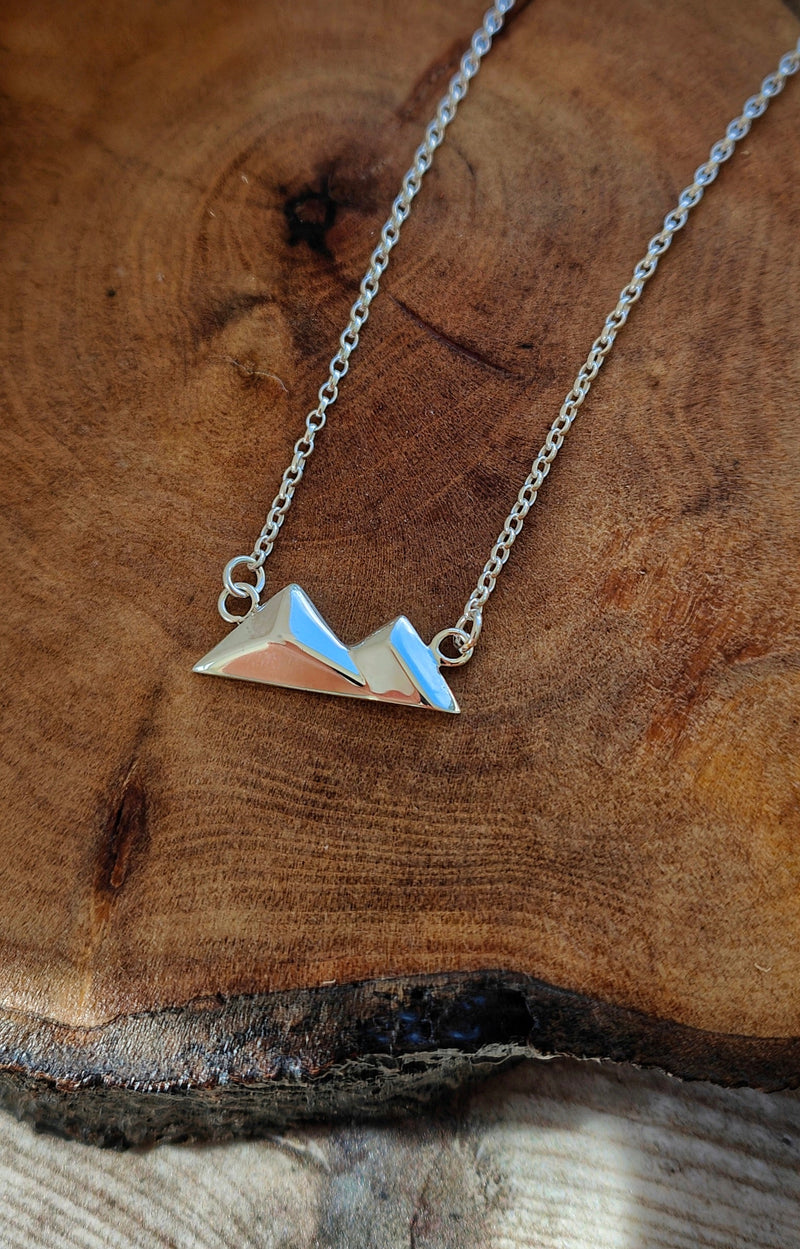 Geometric Mountain (16 inch) Necklace