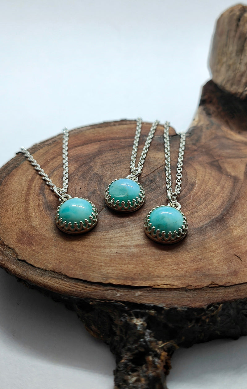 Peaceful Warrior Amazonite Necklace 12mm