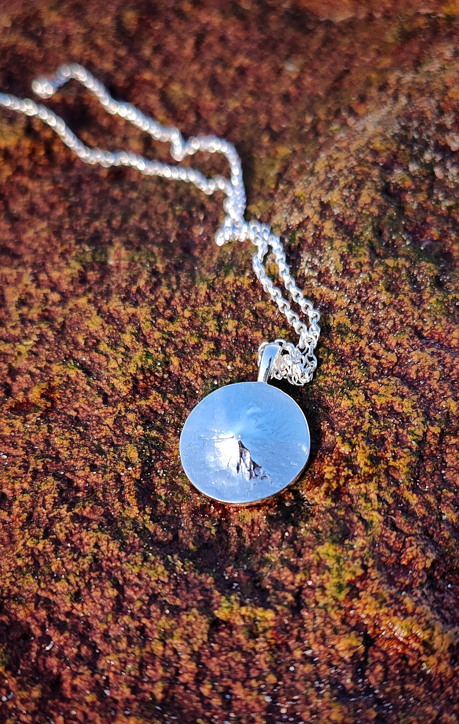 Mount Fuji 3D Pendant Necklace | Sterling Silver Mountain