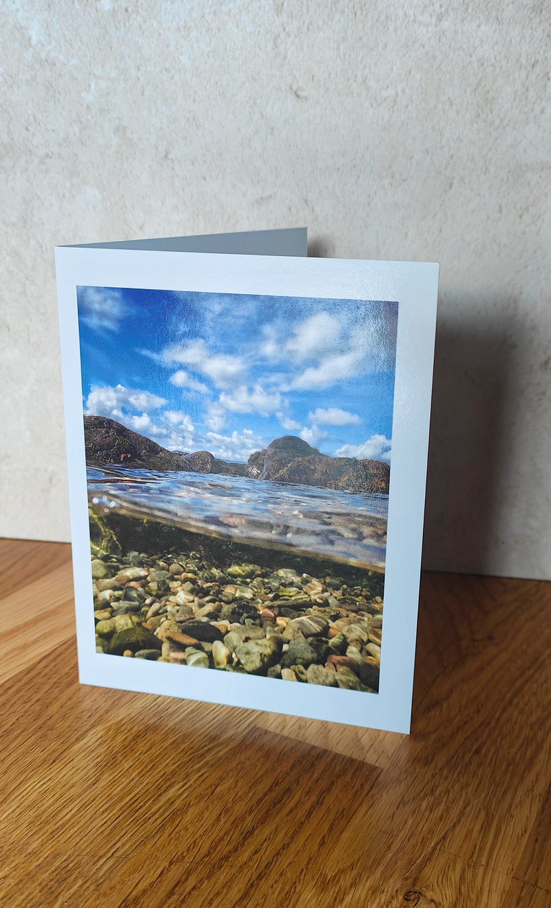 'Rock Pool Landscape' Note Card