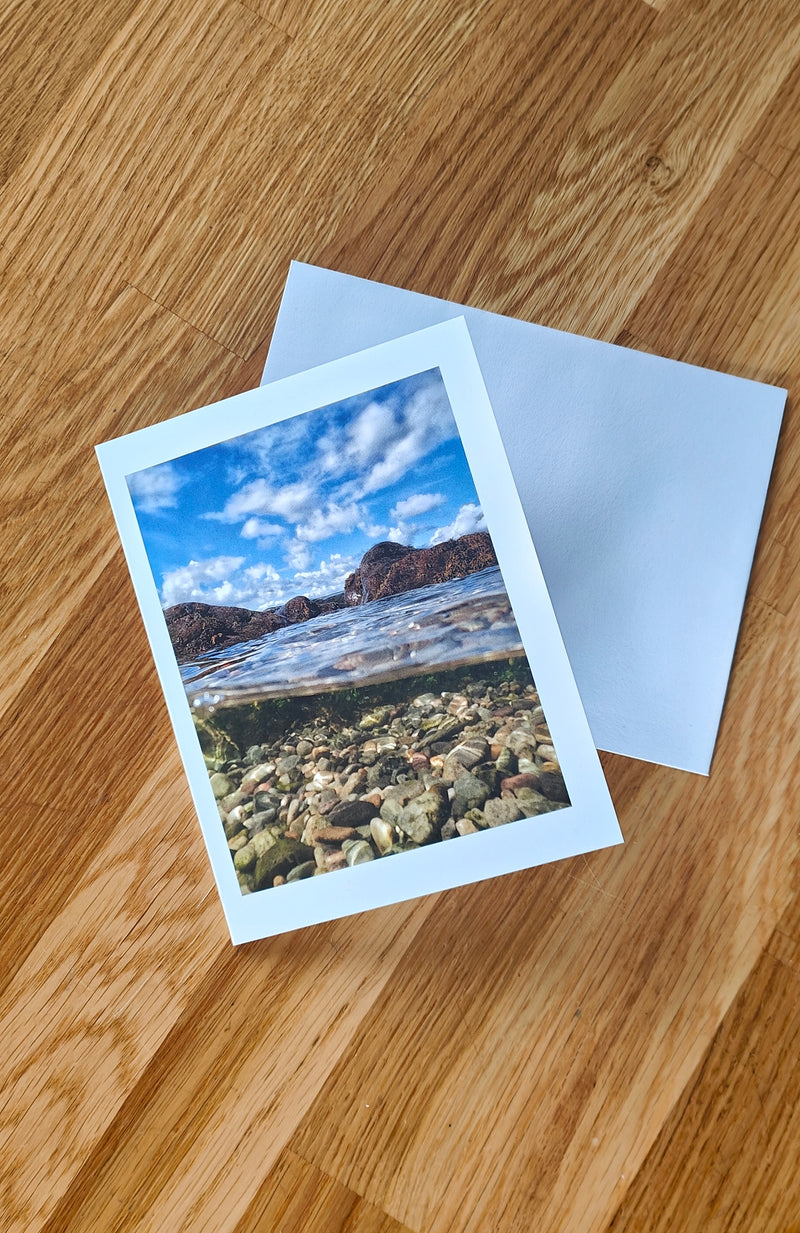 'Rock Pool Landscape' Note Card