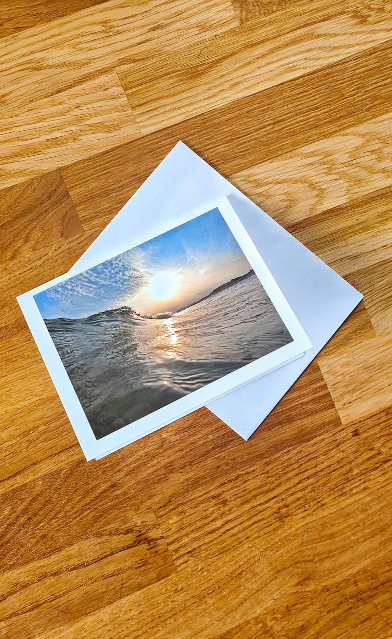 'Evening Wave' Note Card