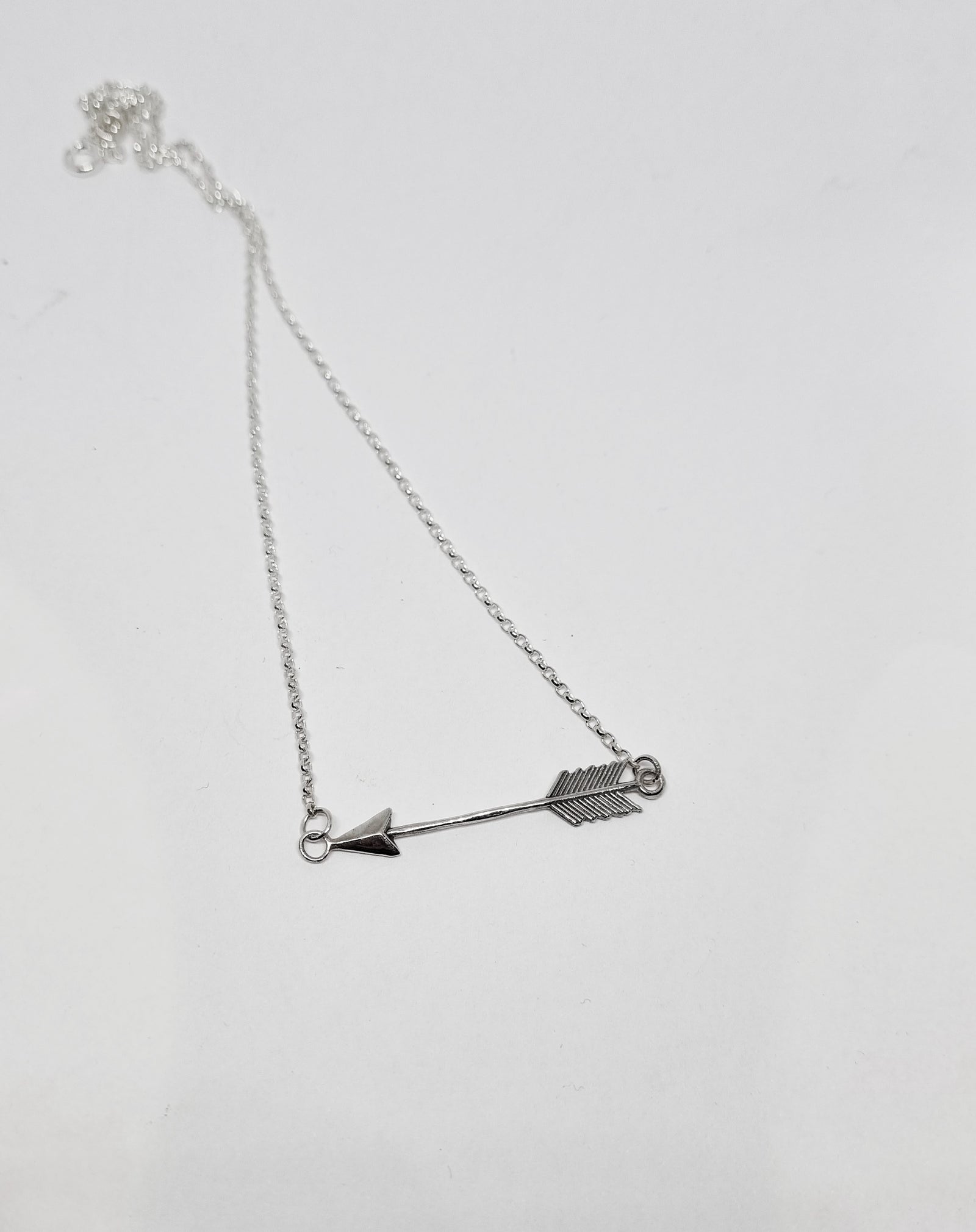 Arrow of Intention Necklace | Sterling Silver | Jess MacDonald Brass