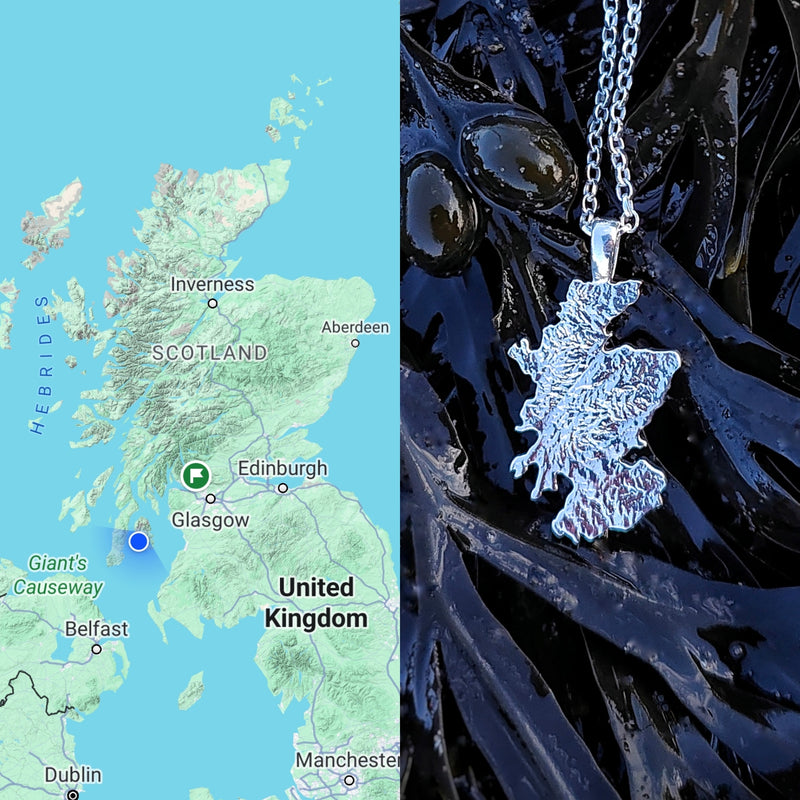 Scotland 3D Pendant Necklace