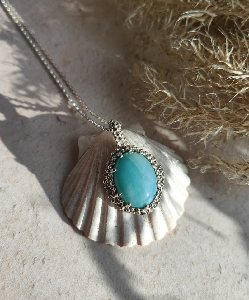 The Amazonite 'Reef' necklace