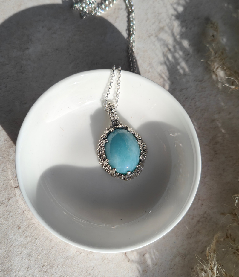 The Amazonite 'Reef' necklace
