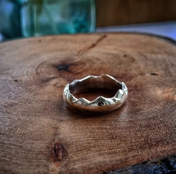 Skyline Carved Ring