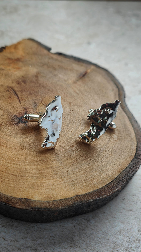 Isle of Iona 3D Silver Cufflinks