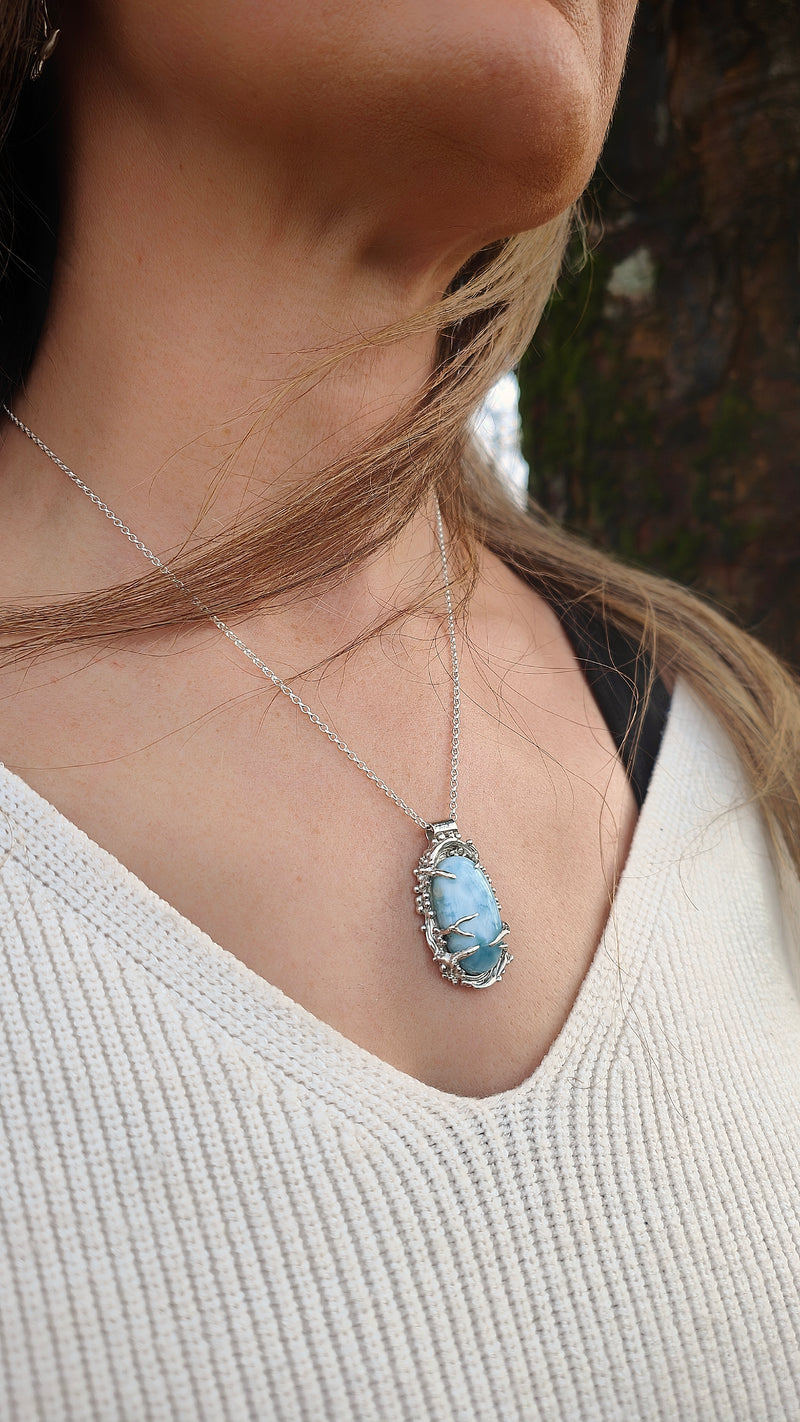 Ocean Reef Silver Pendant Necklace