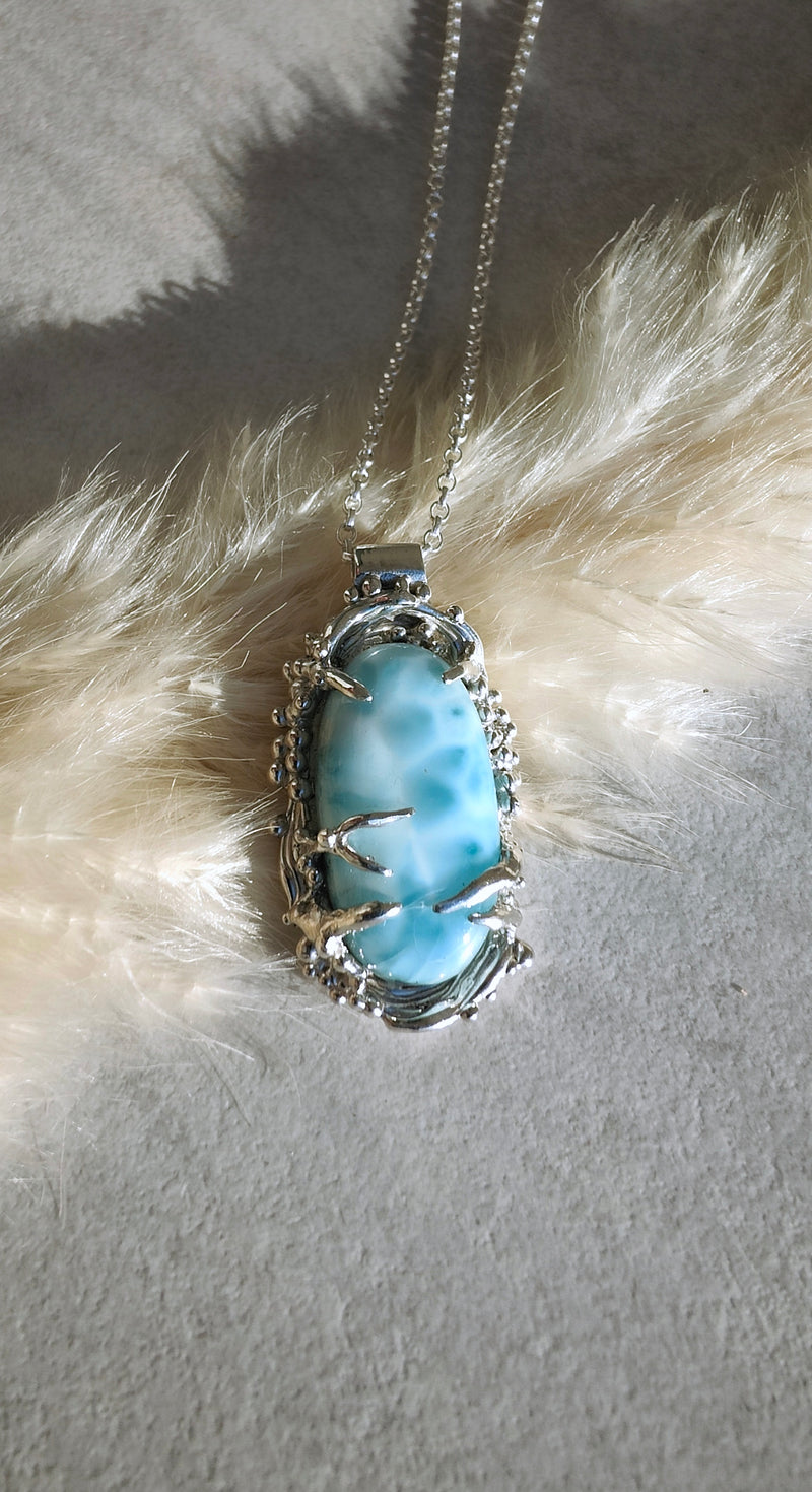 Ocean Reef Silver Pendant Necklace