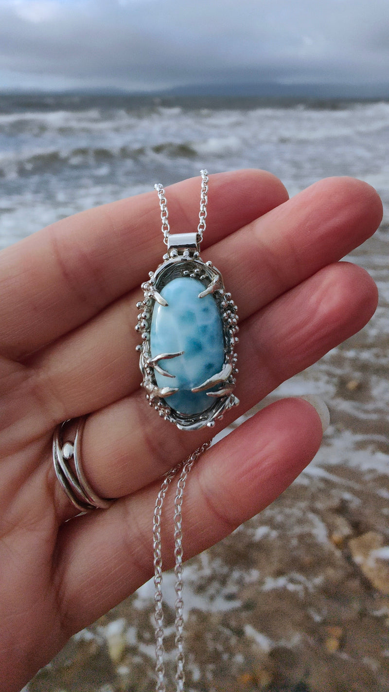 Ocean Reef Silver Pendant Necklace