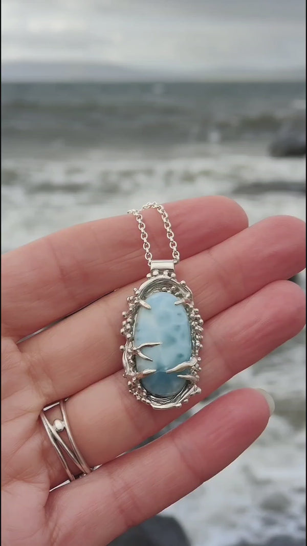 Ocean Reef Silver Pendant Necklace