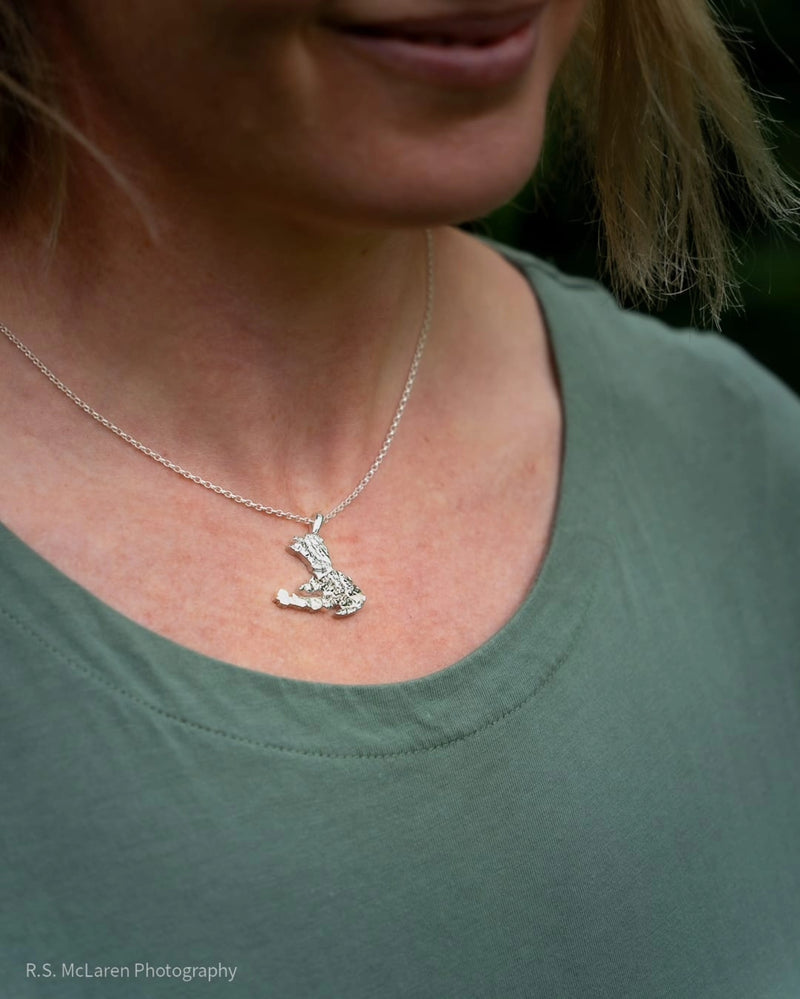 Isle of Mull 3D Pendant Necklace