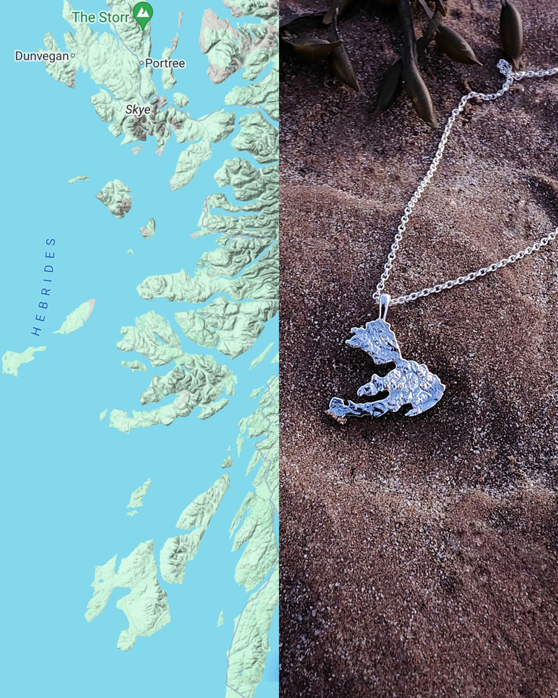 Isle of Mull 3D Pendant Necklace