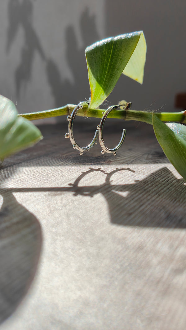 Dewdrops Hoop Earings