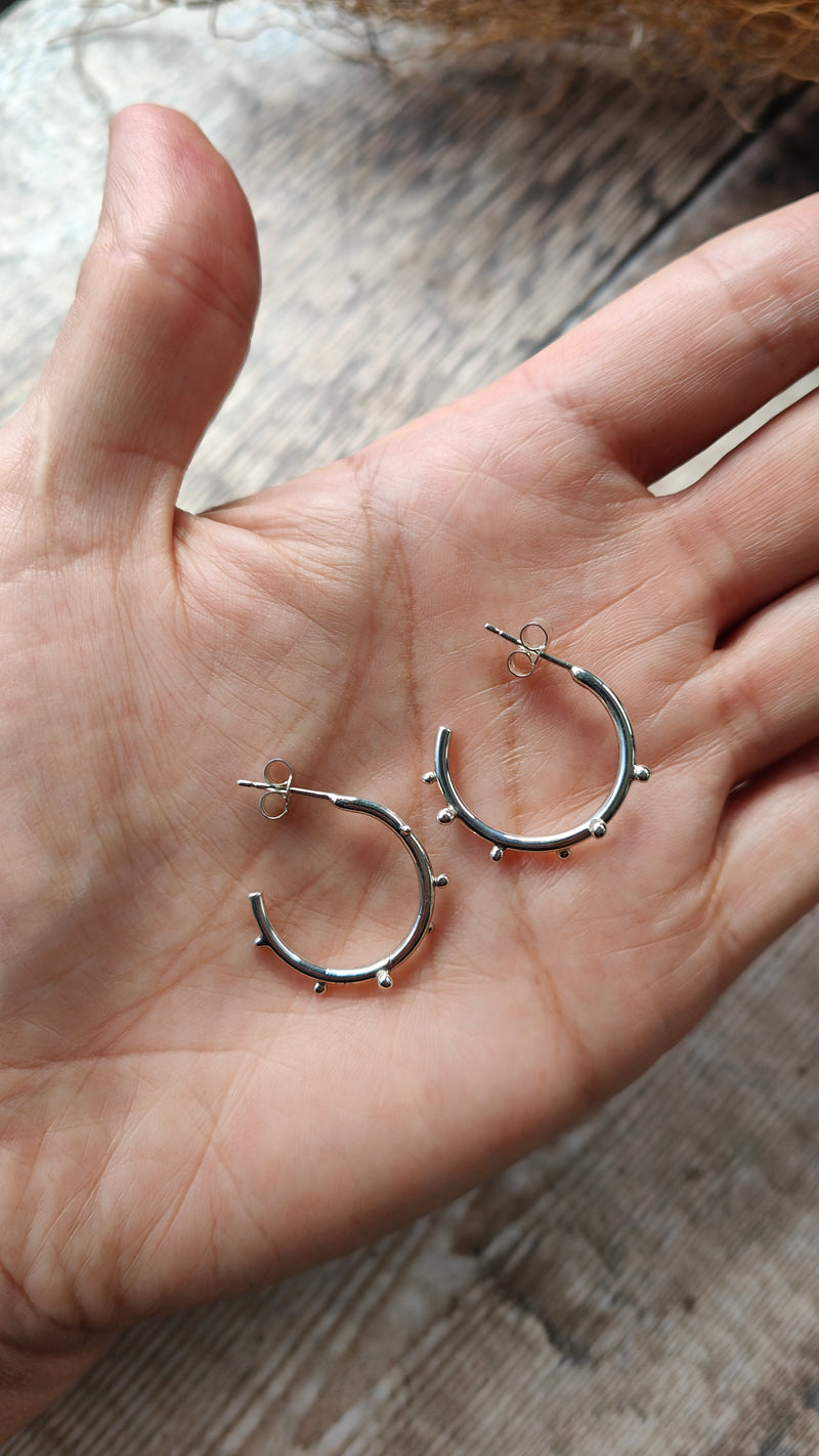 Dewdrops Hoop Earings