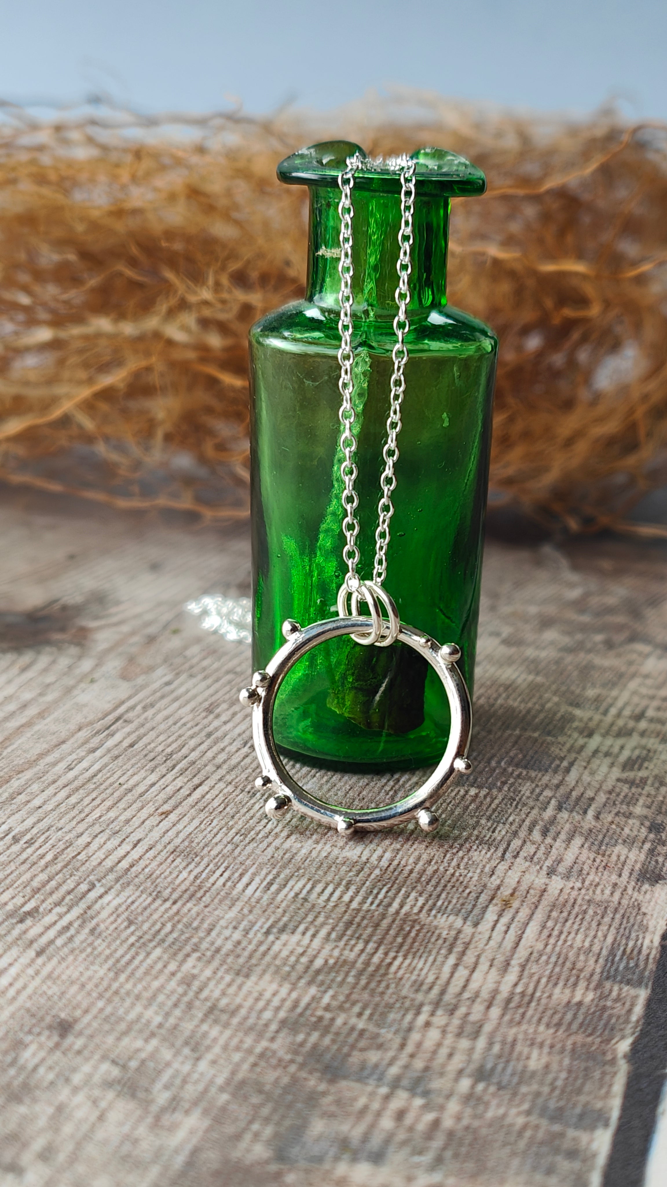 Dewdrops Pendant Necklace | Sterling Silver | Jess MacDonald Brass