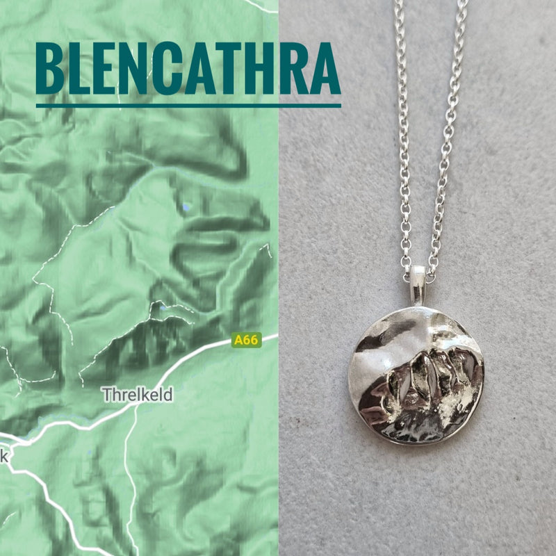 Blencathra - Iconic Summits 3D Pendant Necklace