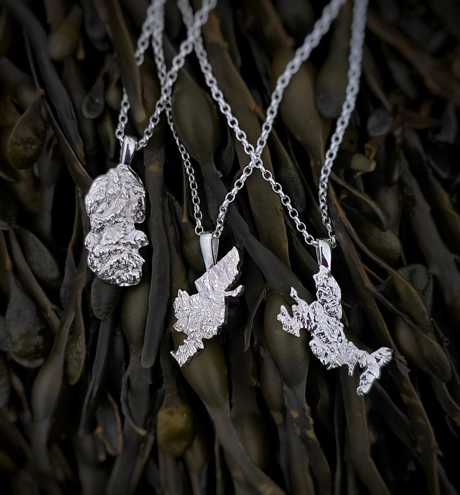 Isle of Islay 3D Pendant Necklace | Sterling Silver | Jess