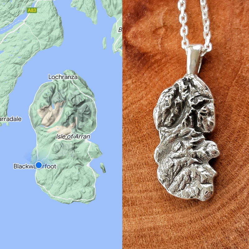 Isle of Arran 3D Pendant Necklace